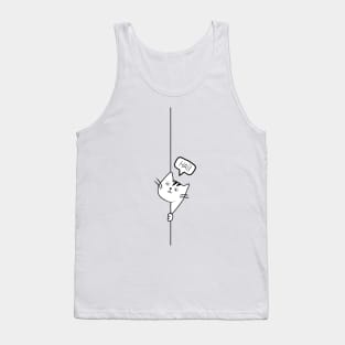 Cat look up T-shirt Tank Top